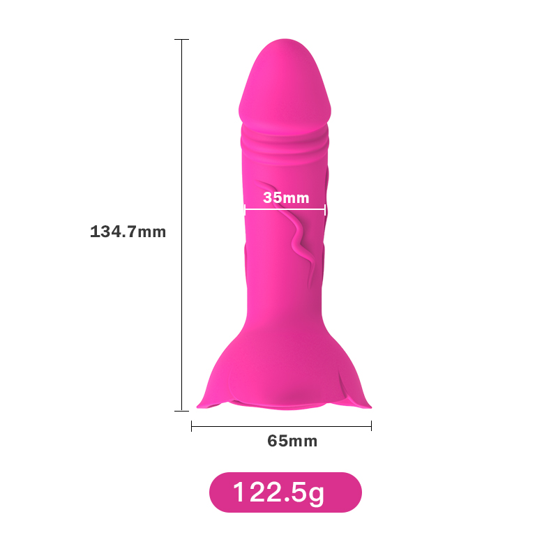 Wireless Remote Control Vibrating Rose G Spot Stimulator - 