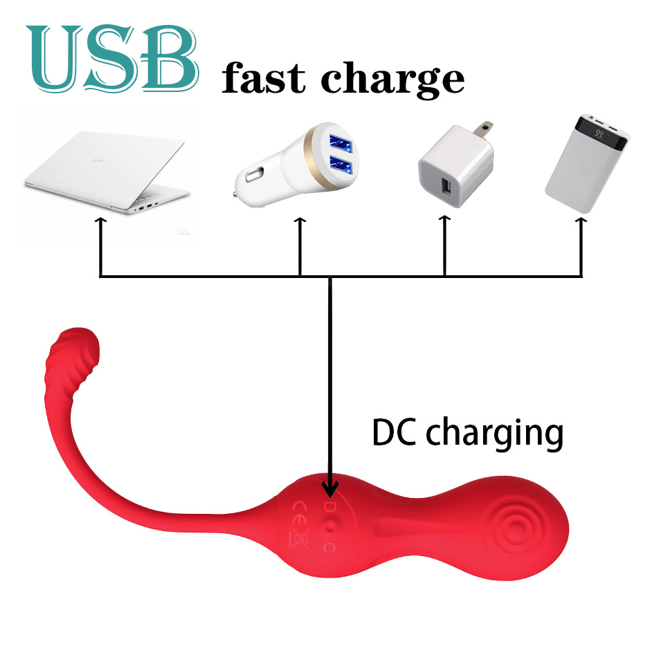 Kegel Vaginal Balls Trainer Vibrator Vibrating Egg Sex Toys For Woman - 