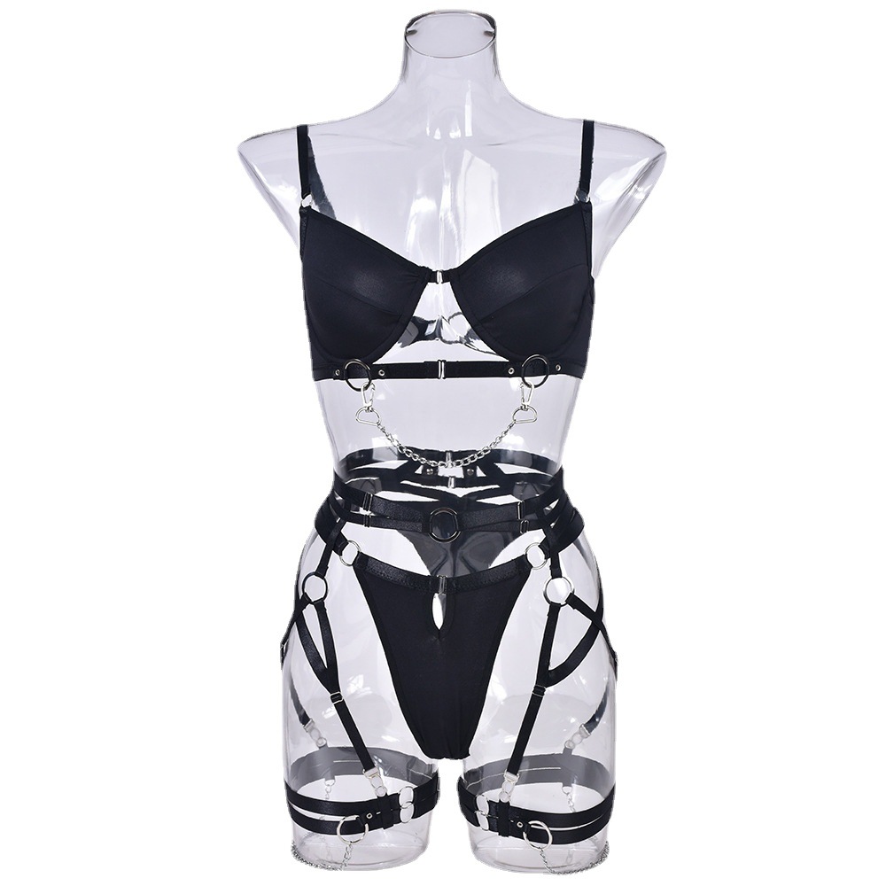 Bdsm Bondage Role Play Bodysuit Sex Lingerie Suit - 