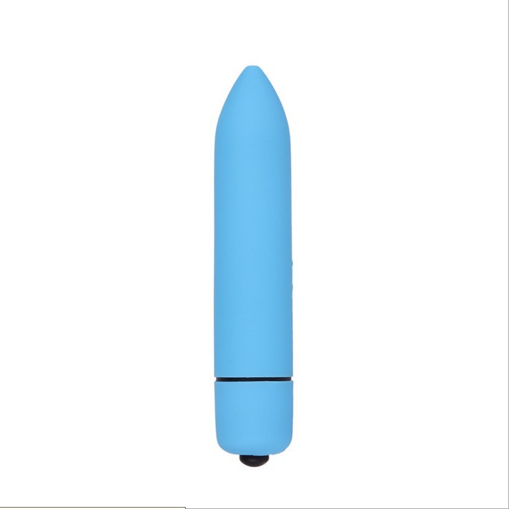 Fun Mini Bullet Vibrator 10 Frequencies Vibration Tip Frosted Vibrating Bullet - 