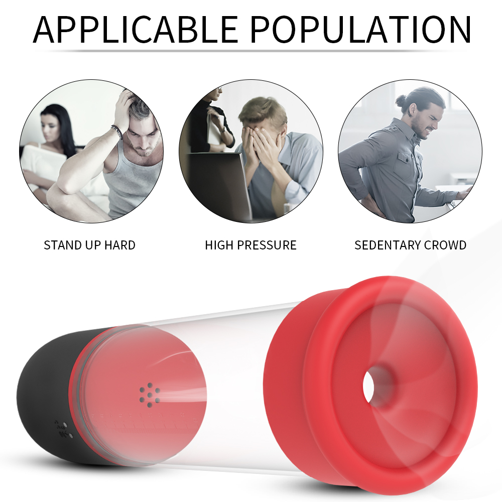 S193 Air Strong Shock And Suction Male Penis Pump - 