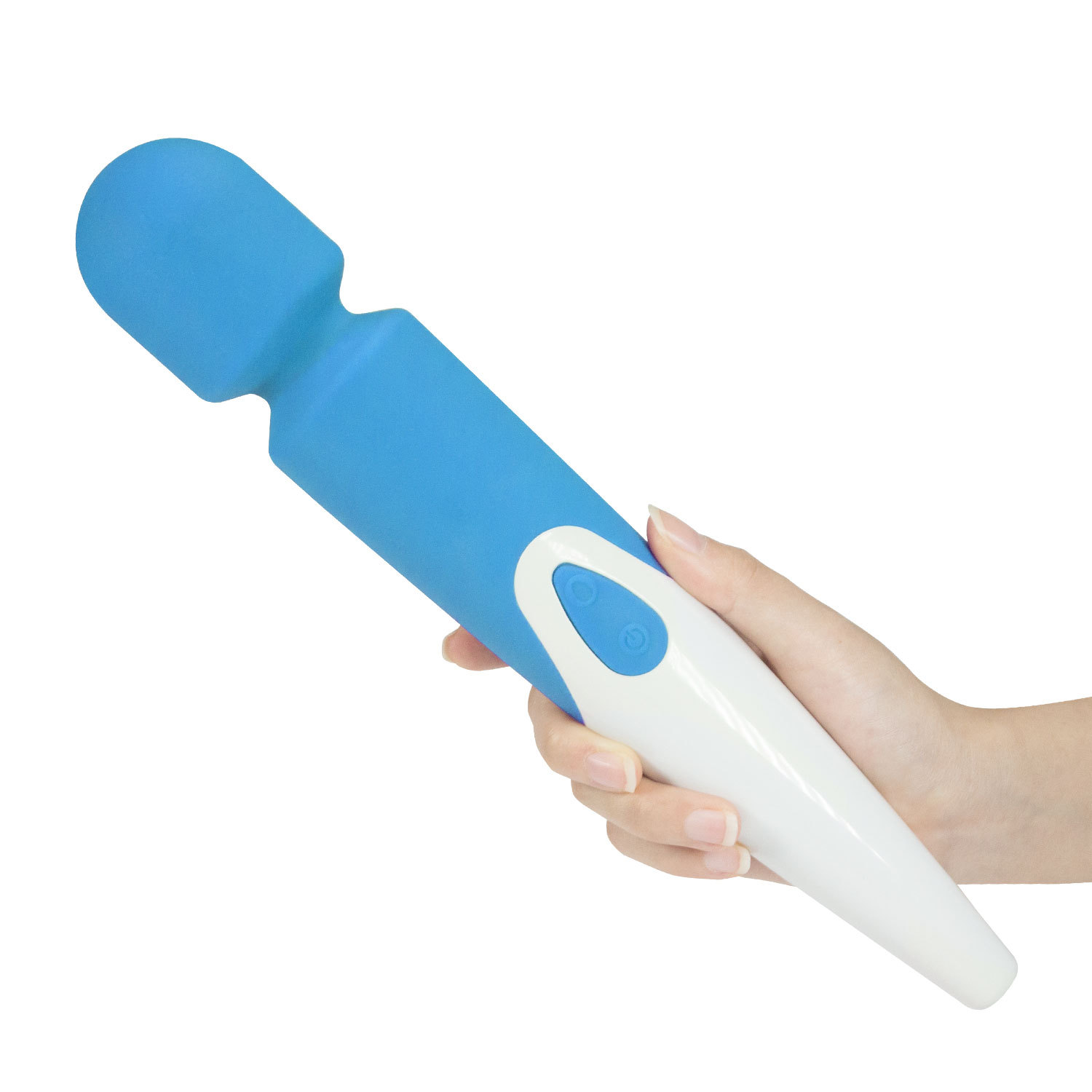 10 Speed Frequency Silicone Waterproof Wand Vibrator - 