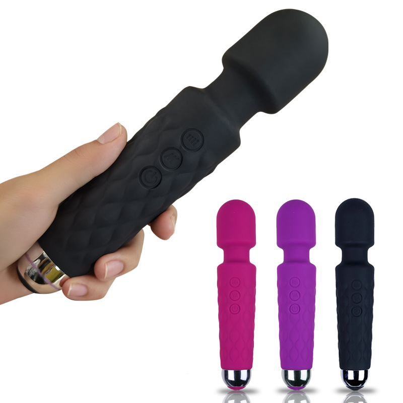 Multi Frequency Silicone Stick Vibrating Stick Female Flirting Masturbation - 