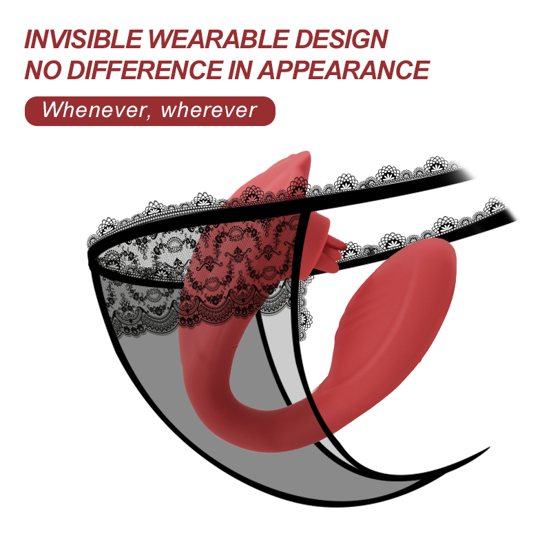 2-in-1 Wireless Remote Control Clit Stimulator & Panty Vibrator Sex Toy For Couples & Woman - 