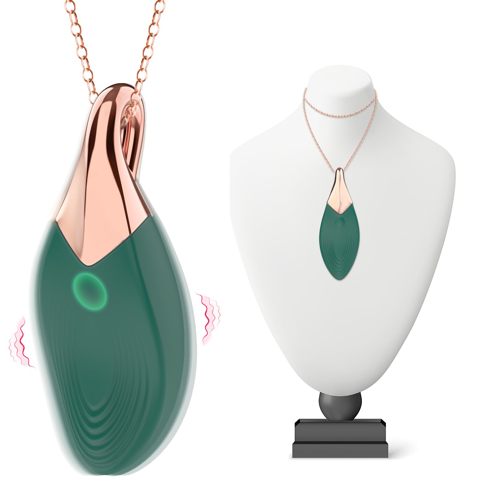 Leaf Necklace Vibrator Bullet Vibrator For Female - 