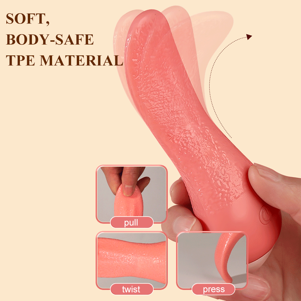 Tongue Licking Vibrator For Women G Spot Clitoral Stimulator - 