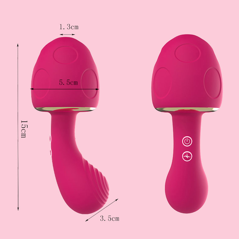 Sucking Mushroom Vibrator G-spot Clitoral Stimulation Adult Female Masturbation Massager - 