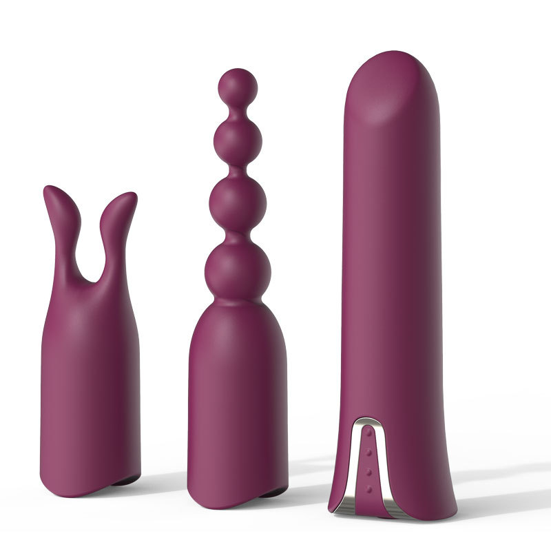 10 Frequency Bullets Vibrators Anal Plug Butt Soft Silicone Prostate Massager - 
