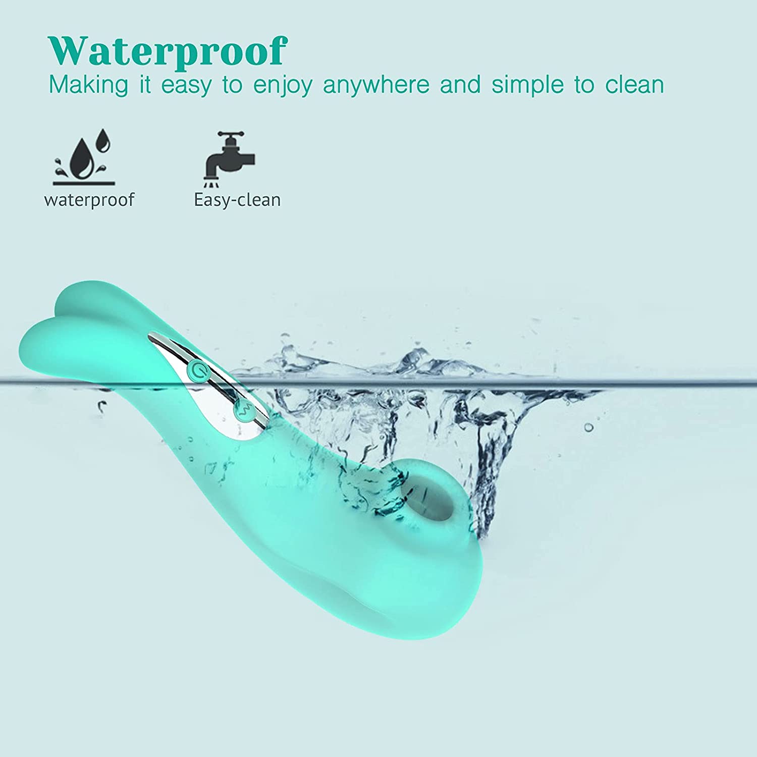 Clitoral Sucking Vibrator for Women, Clit Massaging Vibrating Toy with 10 Sucking Modes - 