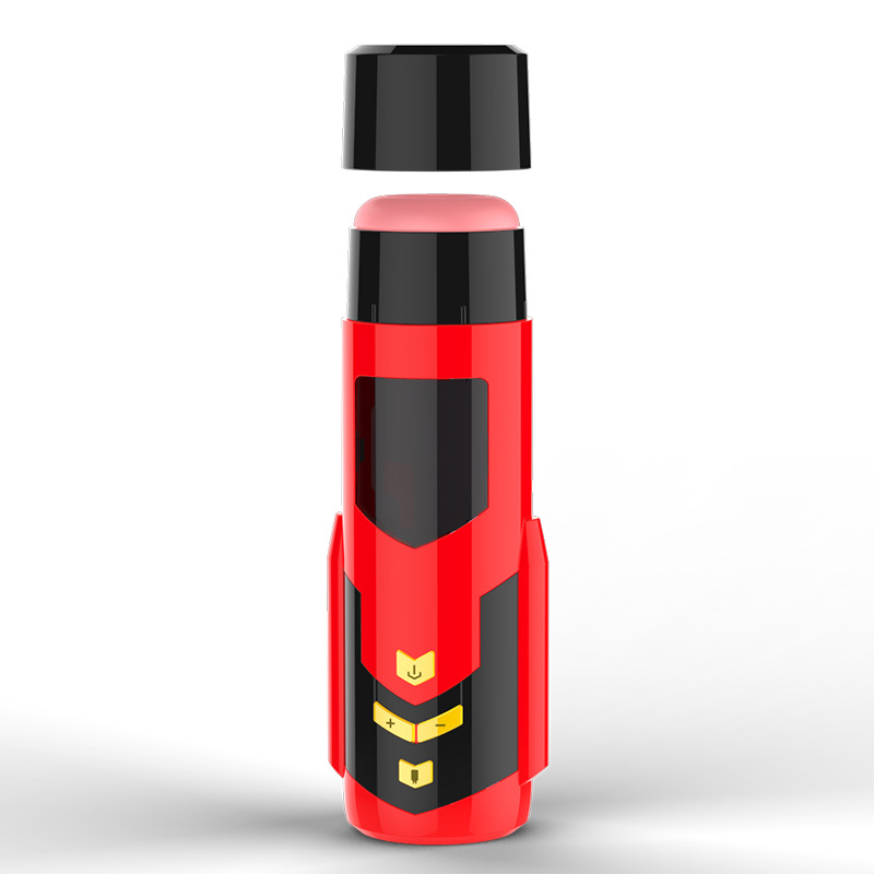 Rocket - Handfree Interactive Sexy Voice Telescopic Rotating Male Masturbator Toy - 