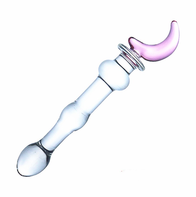 Glass Dildo Anal Plug Adult Female Sex Products - 