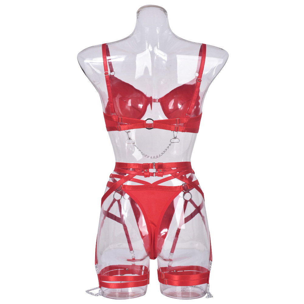 Bdsm Bondage Role Play Bodysuit Sex Lingerie Suit - 