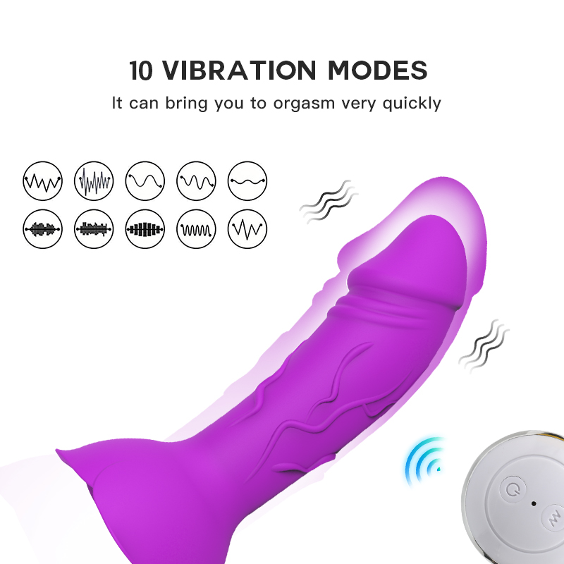 Wireless Remote Control Vibrating Rose G Spot Stimulator - 