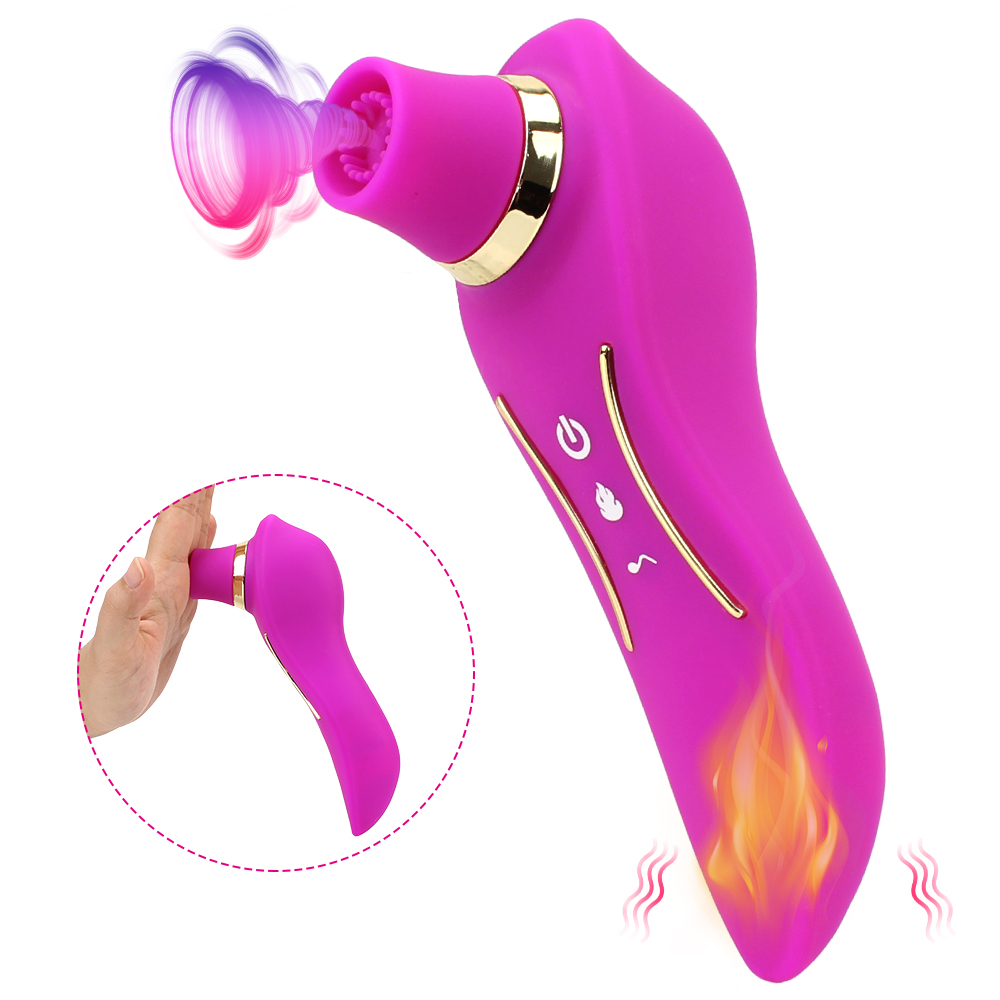 Fanara Clitoris Sucker & Warming Vibrator Sucking Vibrating Adult Female Masturbation Toy - 