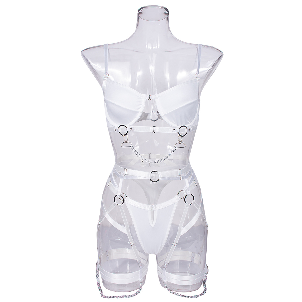 Bdsm Bondage Role Play Bodysuit Sex Lingerie Suit - 