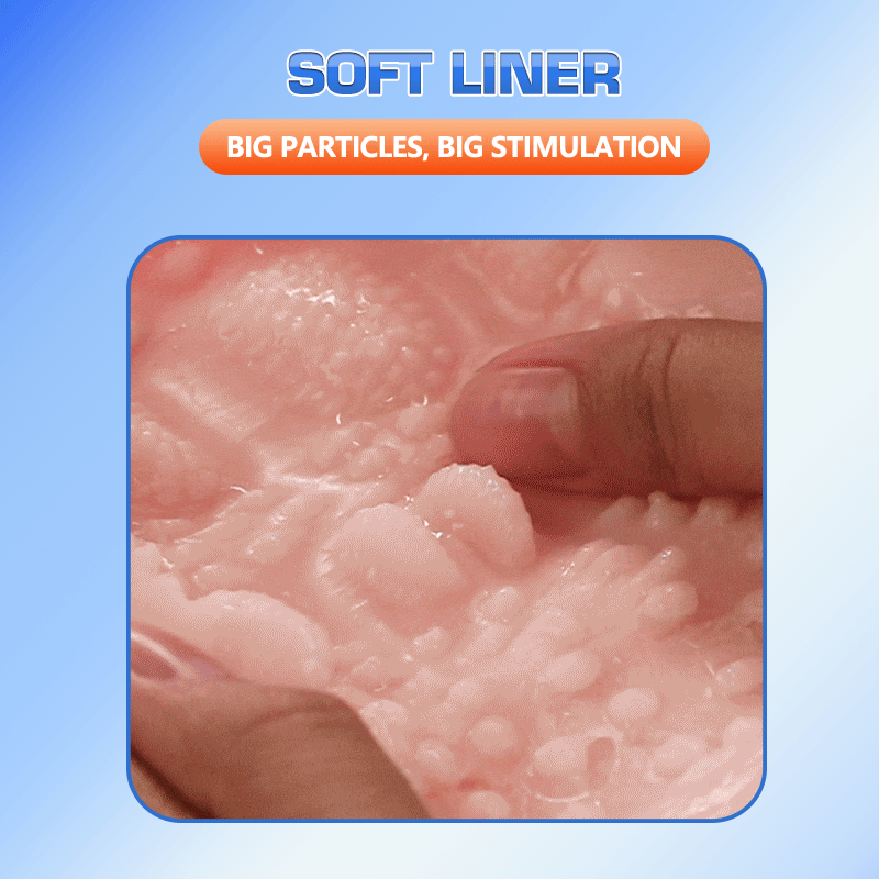 Real Voice Double Head Vibrating And Sucking Oral Pocket Pussy Sex Masturbation Cup - 