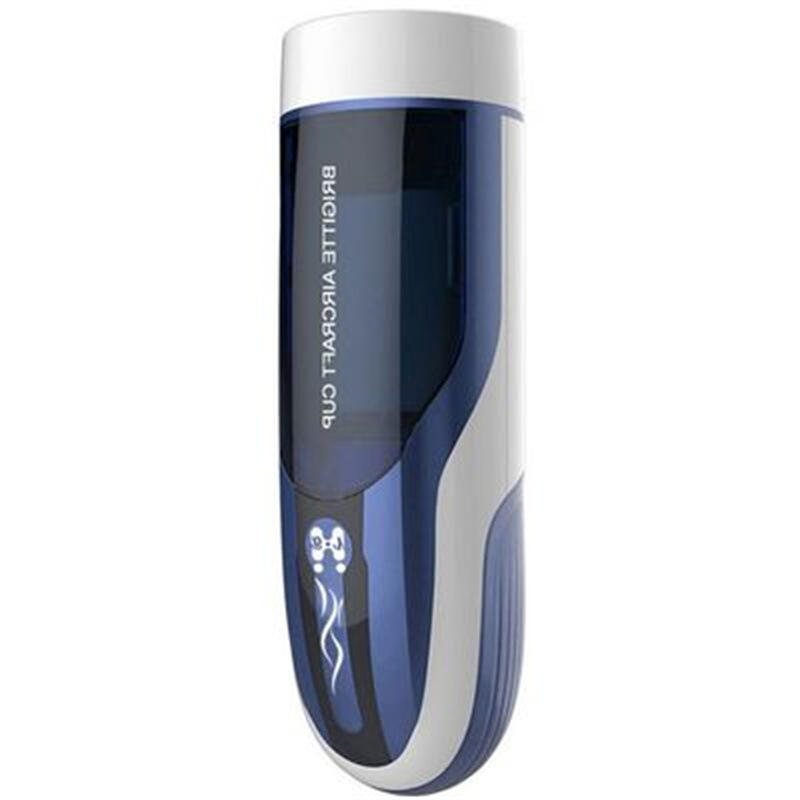 Manual/Vibration Male Masturbator Cup Hands-free Penis Exercise Sex Toy - 