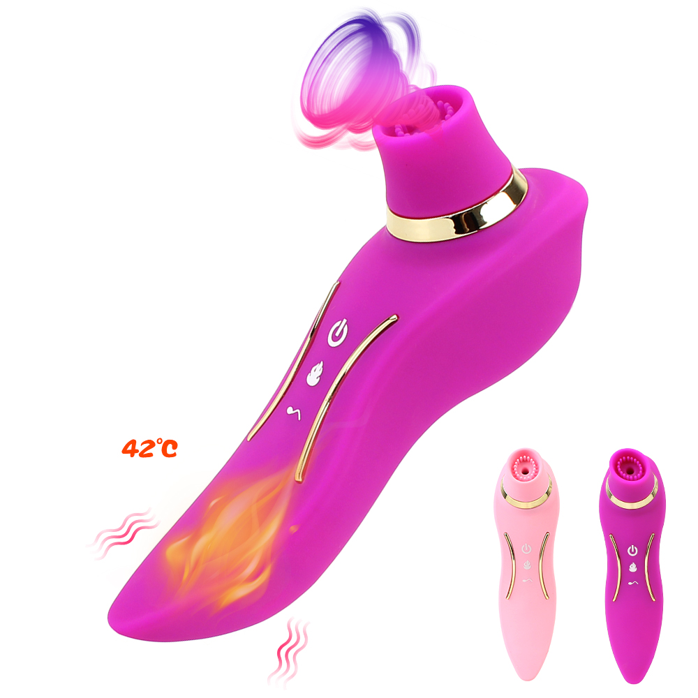 Fanara Clitoris Sucker & Warming Vibrator Sucking Vibrating Adult Female Masturbation Toy - 