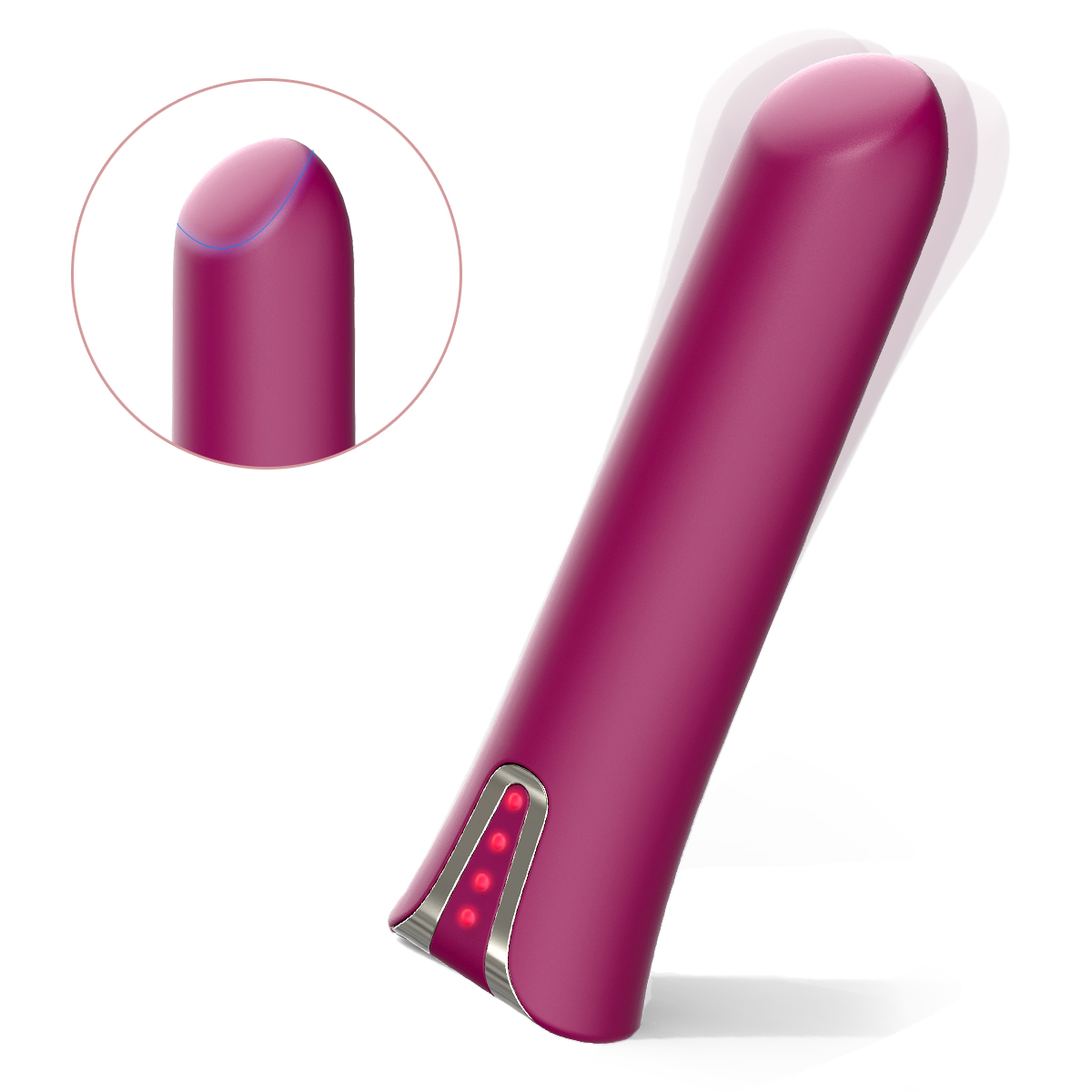 10 Frequency Bullets Vibrators Anal Plug Butt Soft Silicone Prostate Massager - 