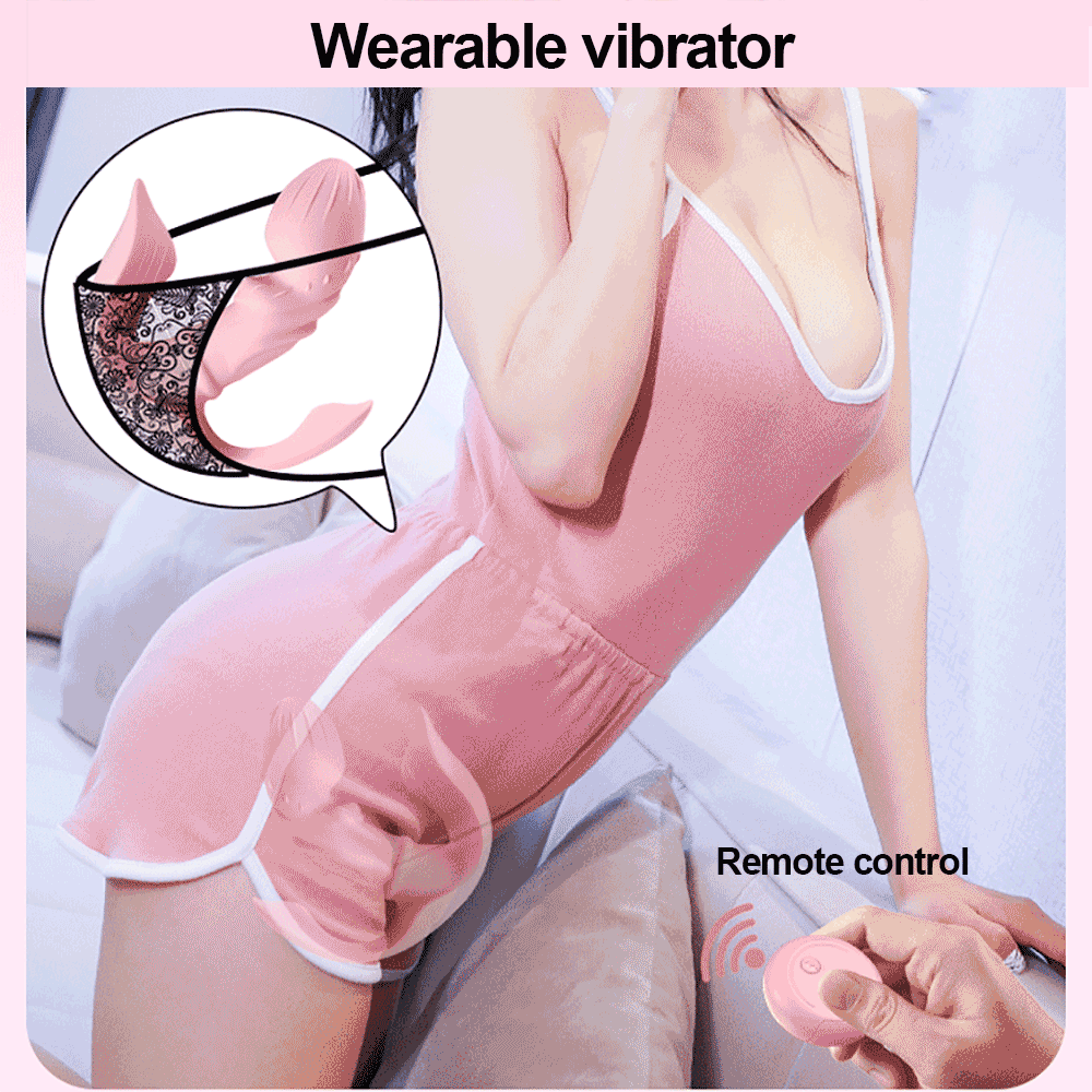 Remote-controlled Wearable Vibrating Outside Clitoral Stimulation - 