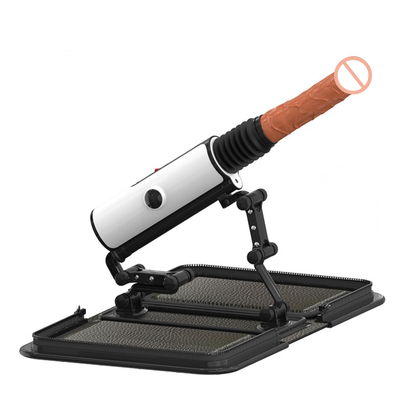 Remote Control Carry Case Sex Machine With Warming Dildo - 