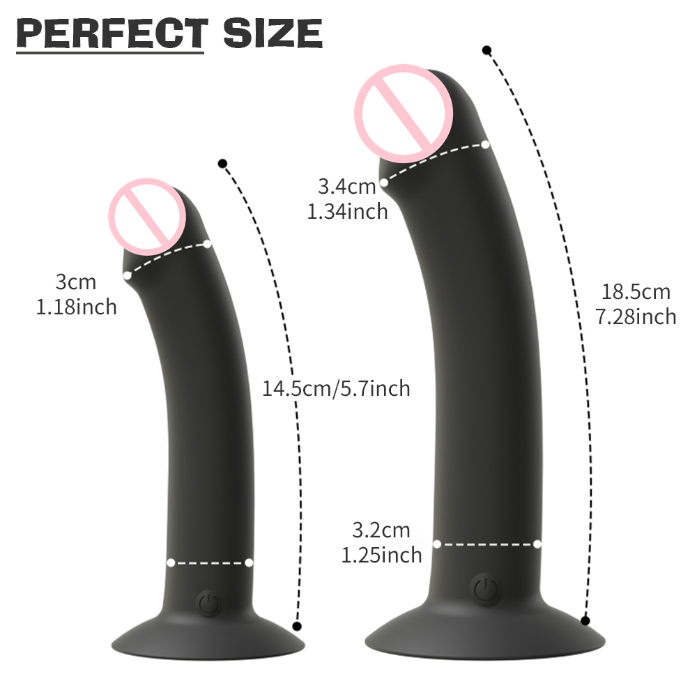 10 Frequency Dildo Vibrator Prostate Stimulator For Adult - 