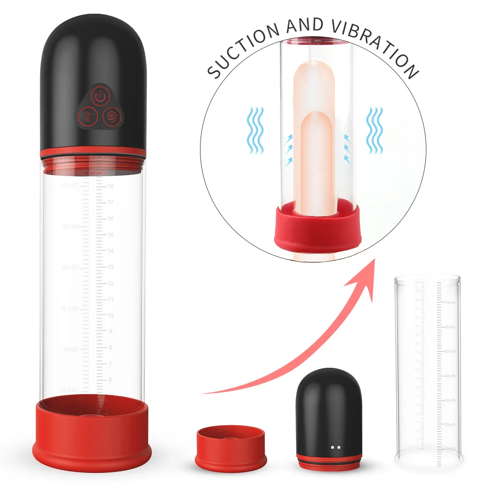 S193 Air Strong Shock And Suction Male Penis Pump - 