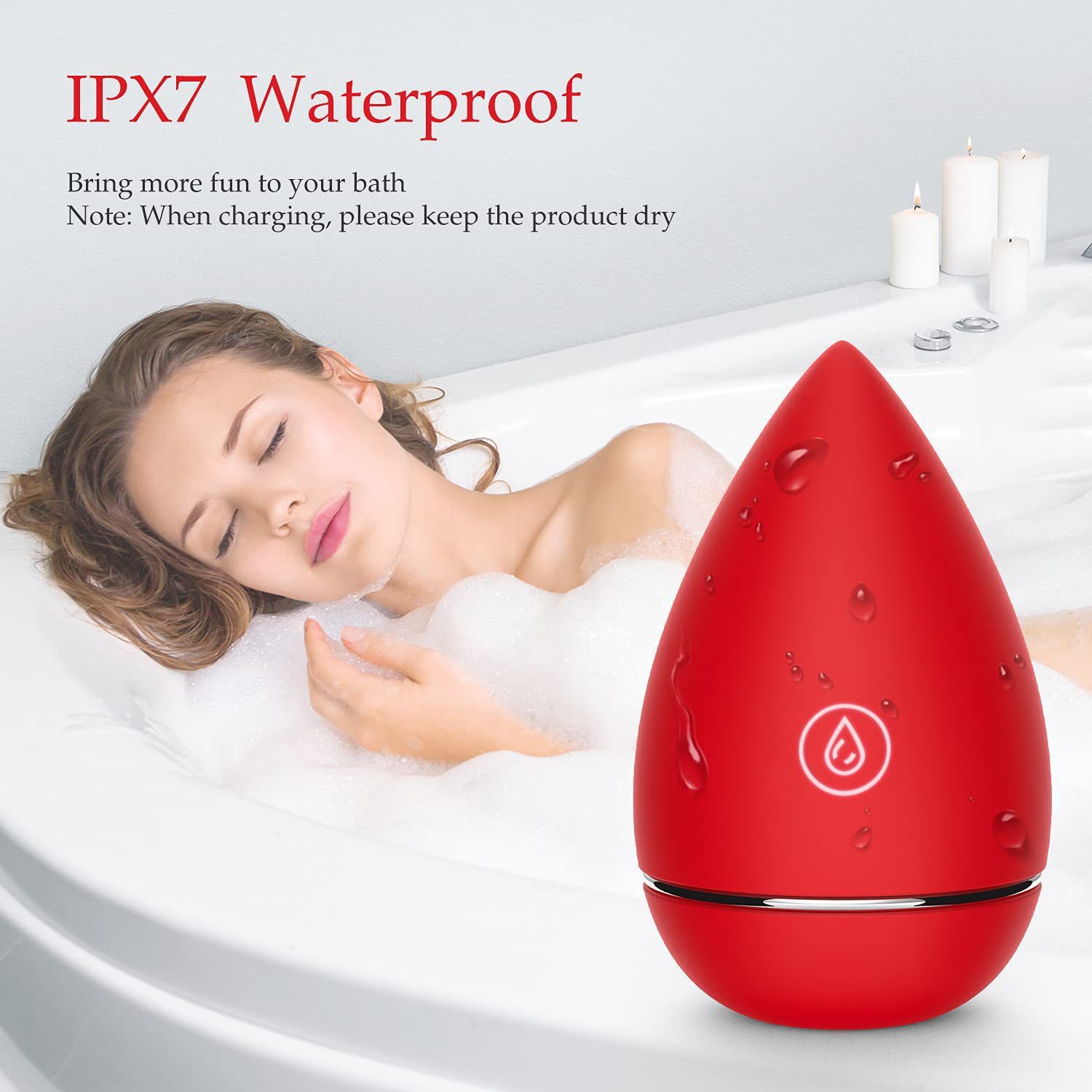Beauty Egg Design 10 Frequency Sucking Vibrator For Female - 
