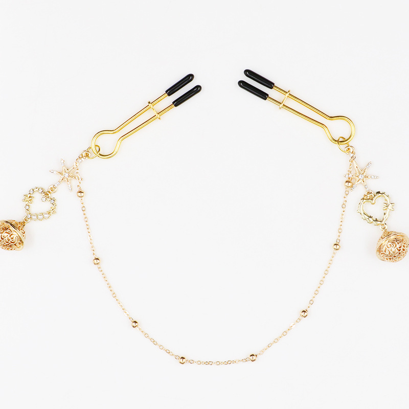 Sex Nipple Clamps With Chain Couple Flirting Sex Tool - 