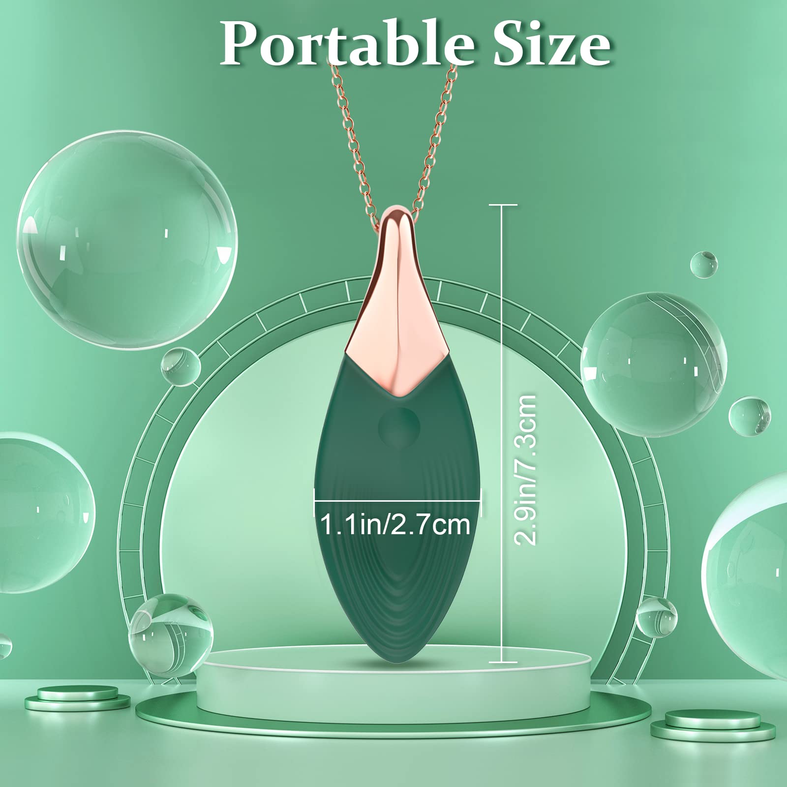 Leaf Necklace Vibrator Bullet Vibrator For Female - 