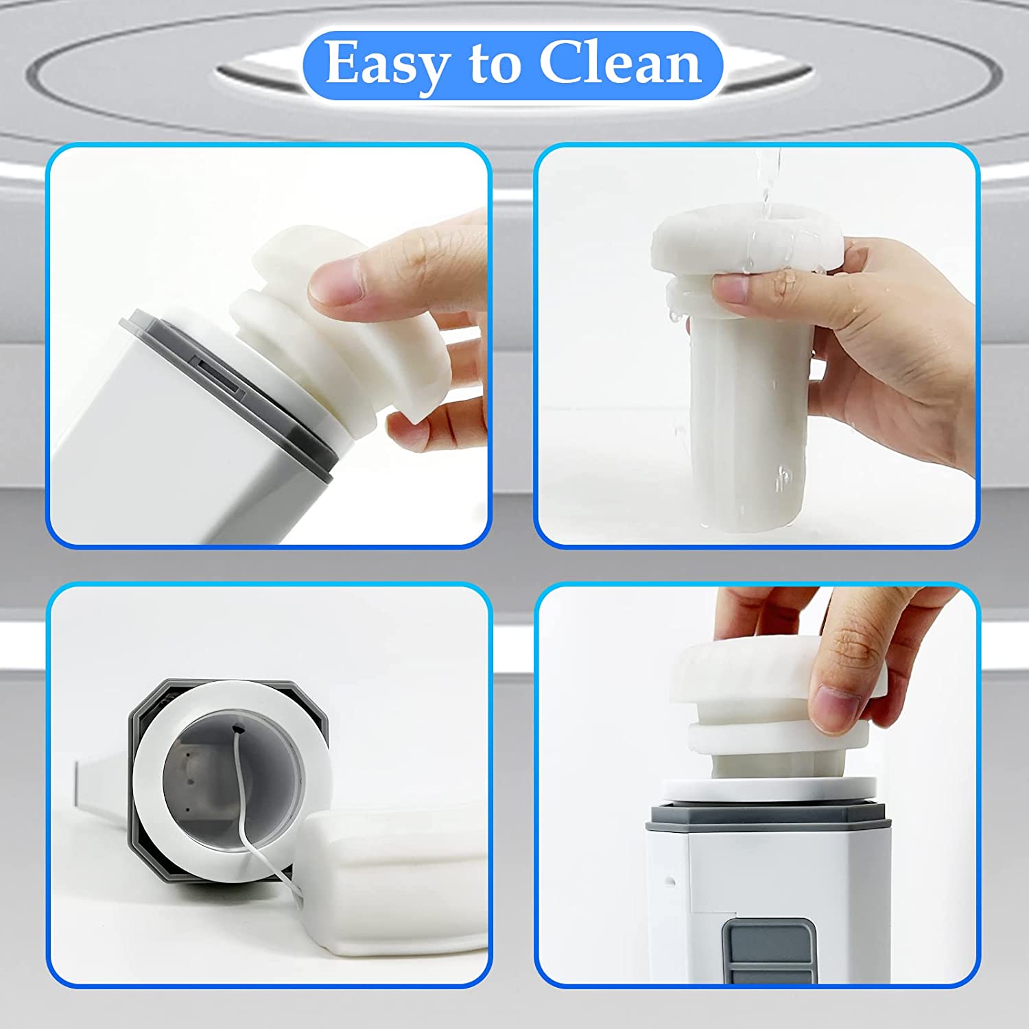 Hgod 007 Third Generation Retractable Heating Sucking Vibrating Male Masturbator - 