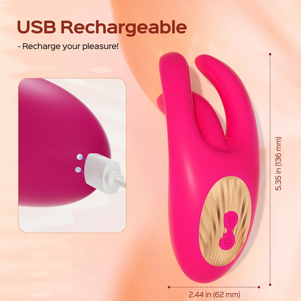 Robert - Triple Finger Vibe Flicking Finger Vibrator - 