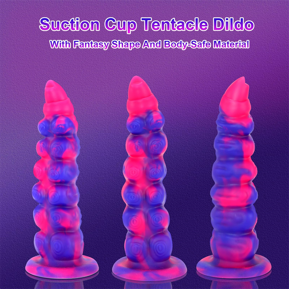 Fantasy Monster Dildo Vibrator Thrusting Dildo Anal Beads Vibrator - 
