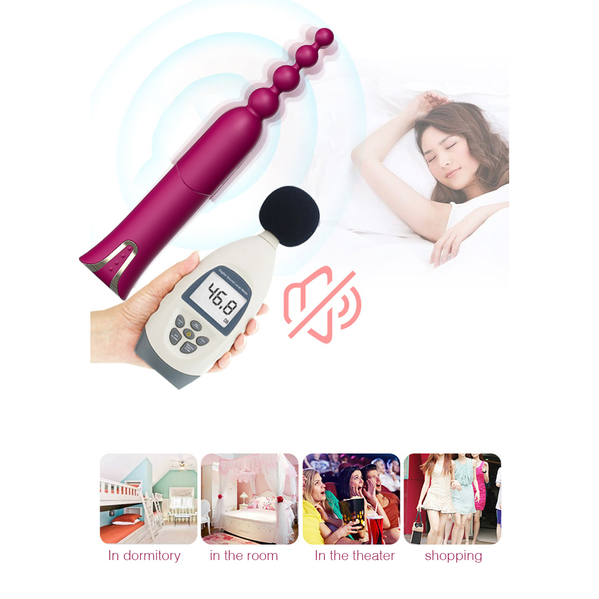 10 Frequency Bullets Vibrators Anal Plug Butt Soft Silicone Prostate Massager - 