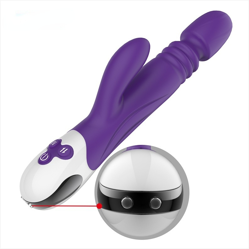Double-headed Collision Vibrating Wand Massage Impact Vibration Device For Female - 