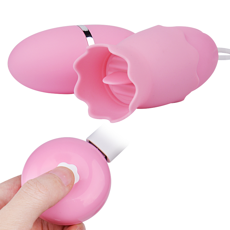 Tongue Licking Clitoral Nipple Massage Vibrator For Her - 