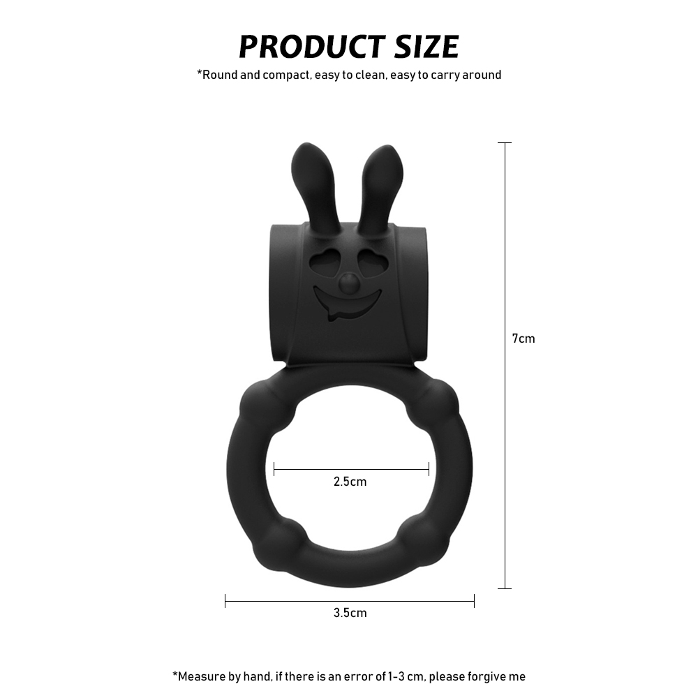 Penis Vibrator Ring Delay Ejacualtion Clitoris Stimulation Cock Vibrating Ring - 