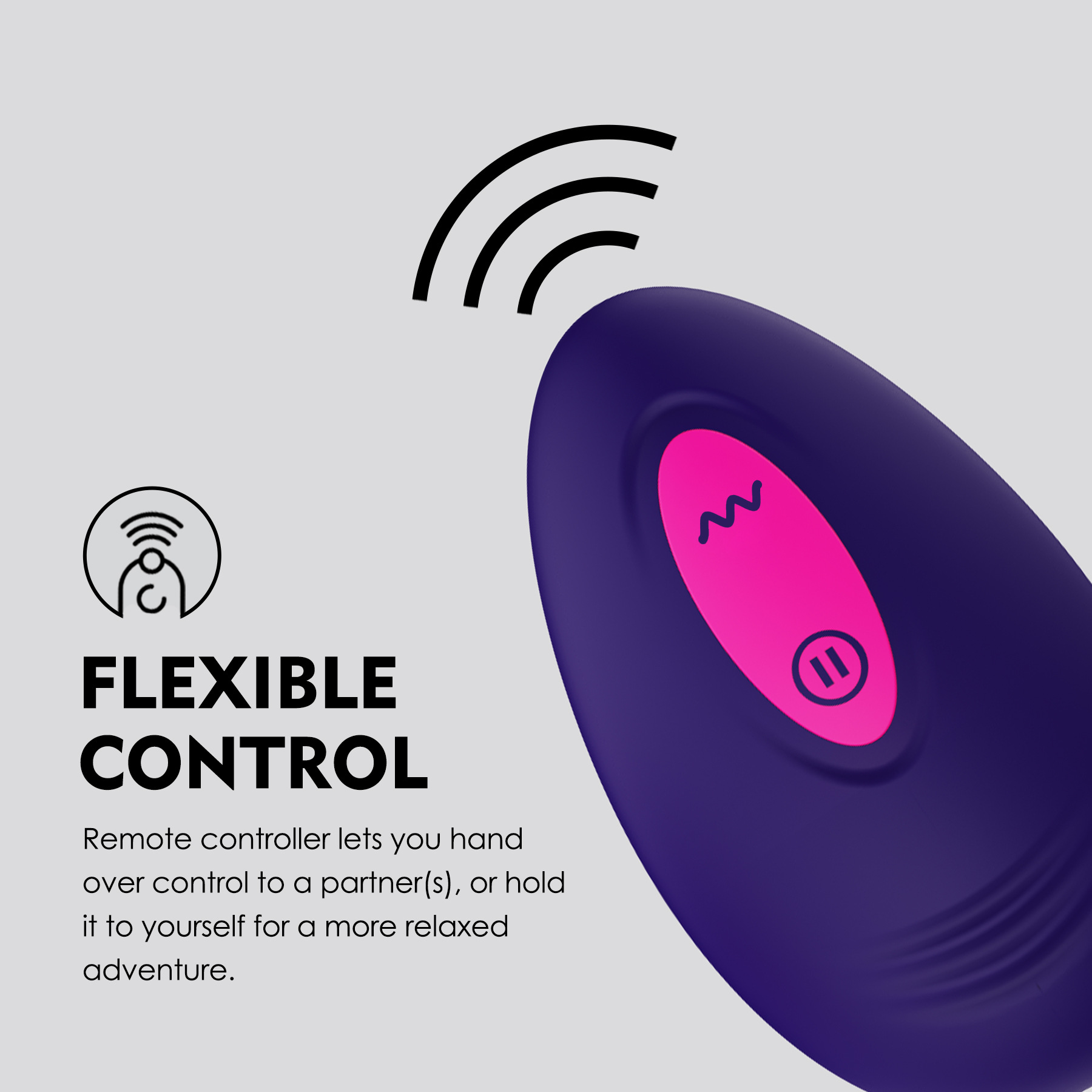 Heart-shaped Invisible Wearable Vibrator G-spot Stimulator With Remote Control - 