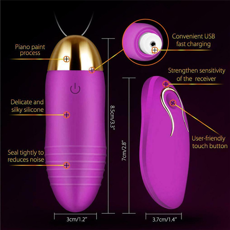 10 Speed Mini Bullet Vibrator Powerful Vibrating Eggs - 