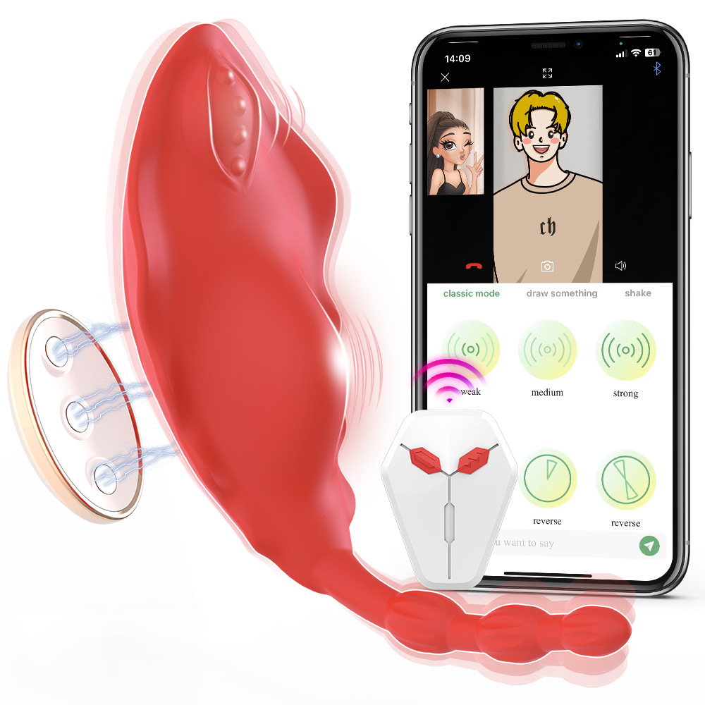 App & Wireless Remote Control Panty Vibrator 9 Frequency Clitoral G-Spot Stimulation Sex Toy For Women - 