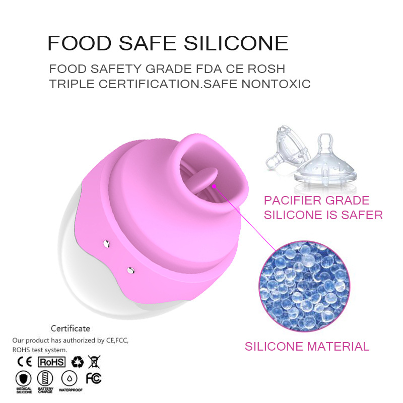 Clitoris Tongue Stimulator Egg Nipple Massager - 