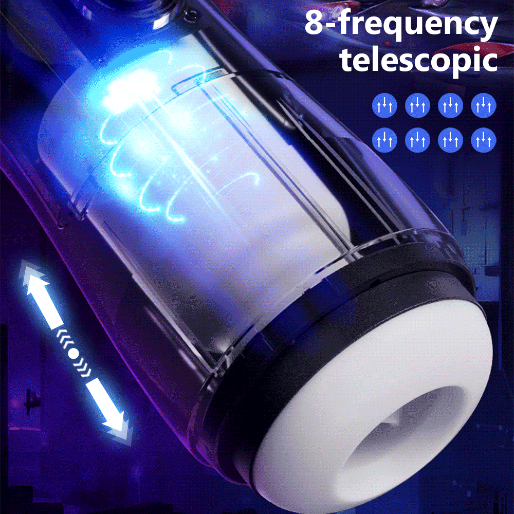 Diver Pro Heating Telescopic Sucking And Vibrating Male Mastubator - 