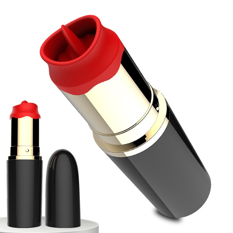 Undercover Freak Lipstick Licking Vibrator Female Masturbation Toy - 