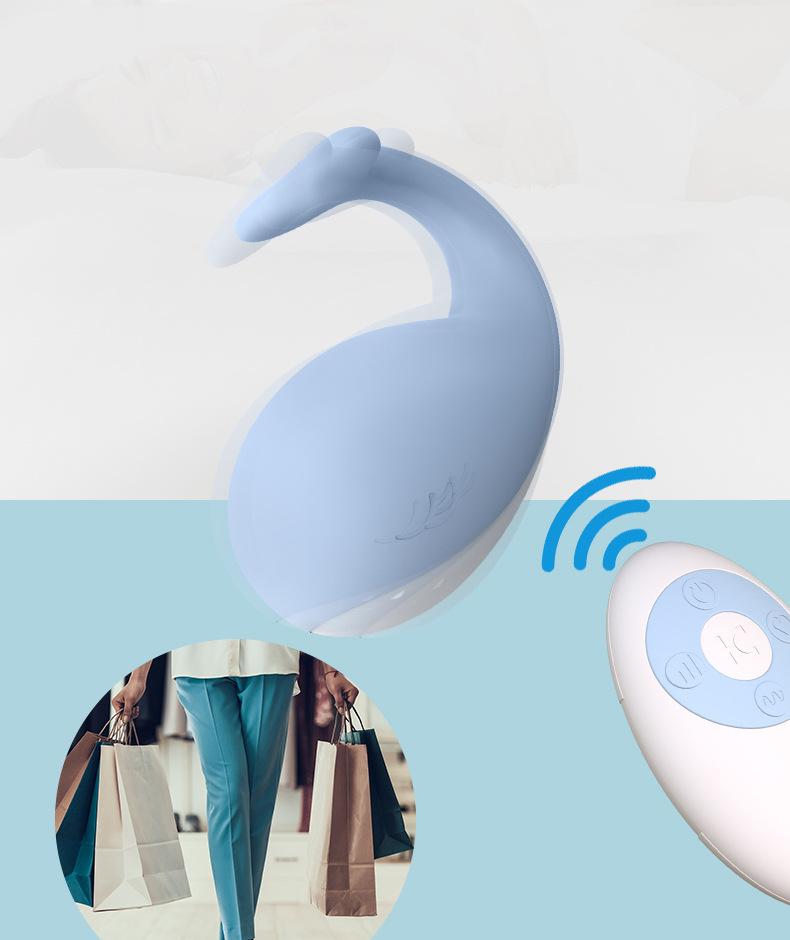 Whale Cute Vibrate Masturbation Bouncing Egg Adult Adult Sex Toy - 