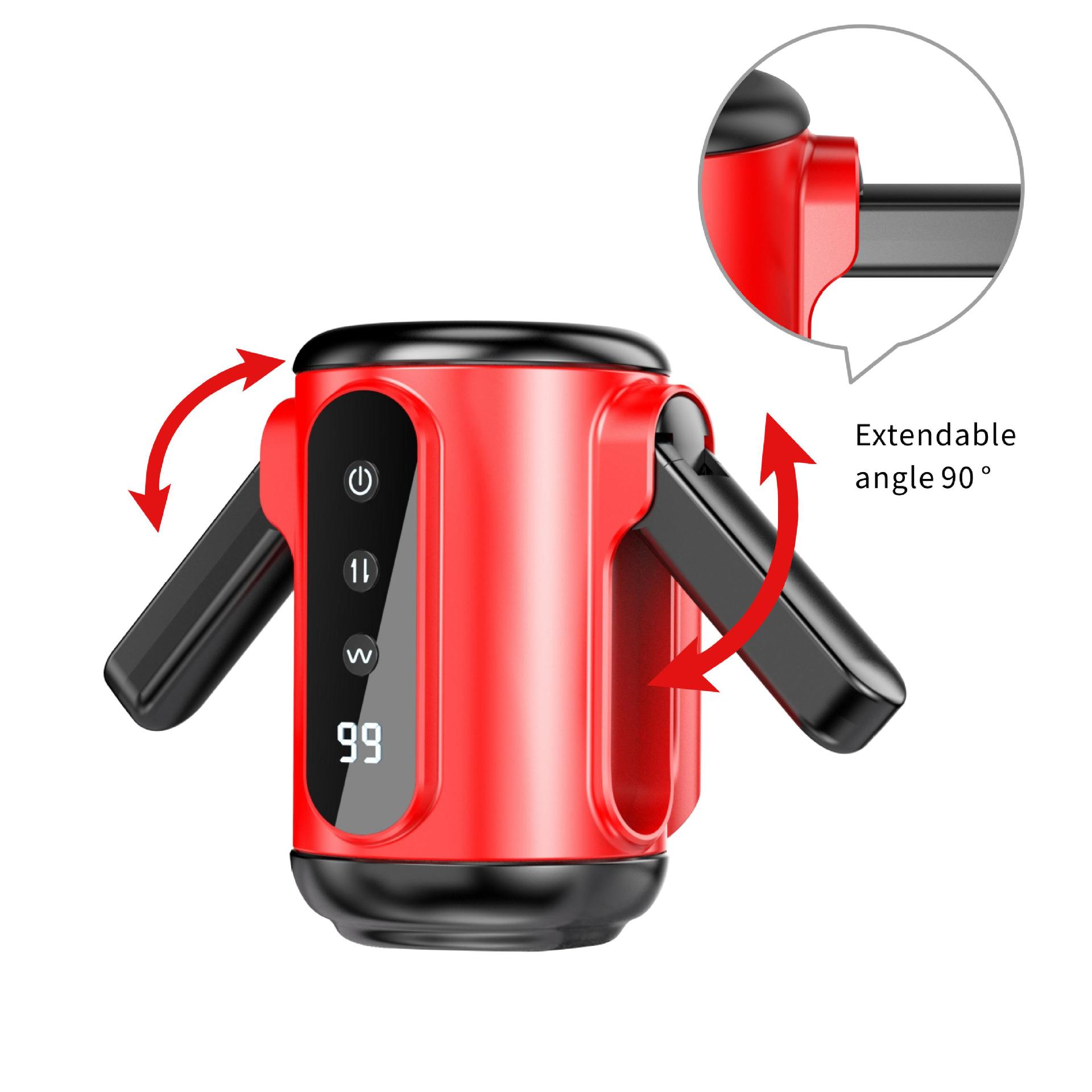 Handheld Telescopic Vibrating Masturbation Cup Male Sex Toy - 