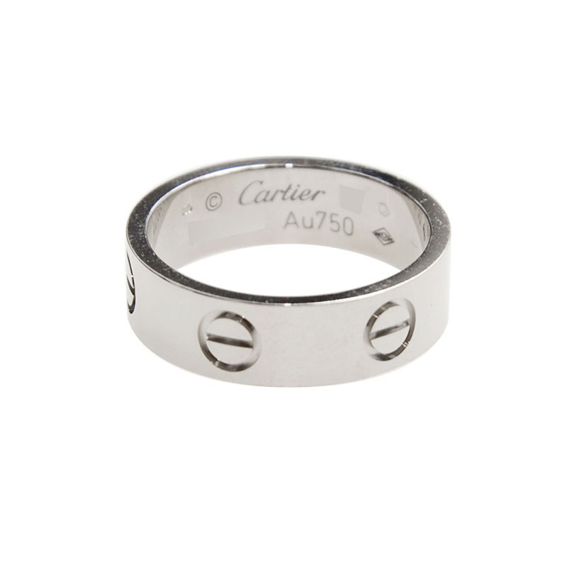 Replica NEW CARTIER LOVE RING B4084761 18kt WHITE GOLD  SILVER