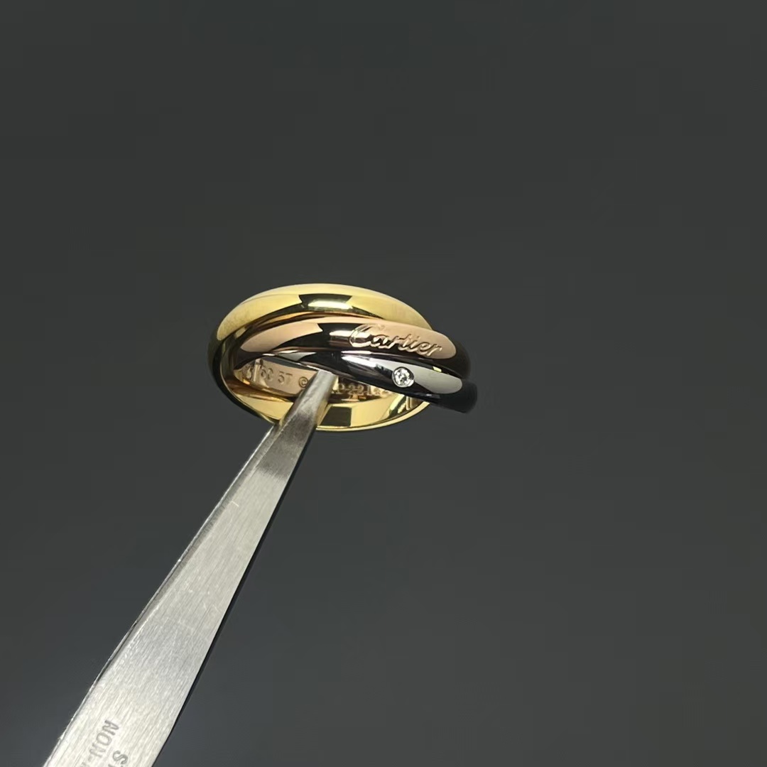 Replica Cartier Trinity Ring - Paved Diamond