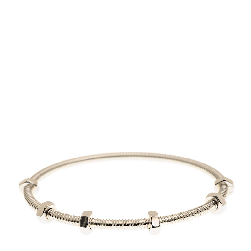 Replica NEW CARTIER ECROU DE CARTIER BRACELER B6049618 18kt WHITE GOLD  SILVER
