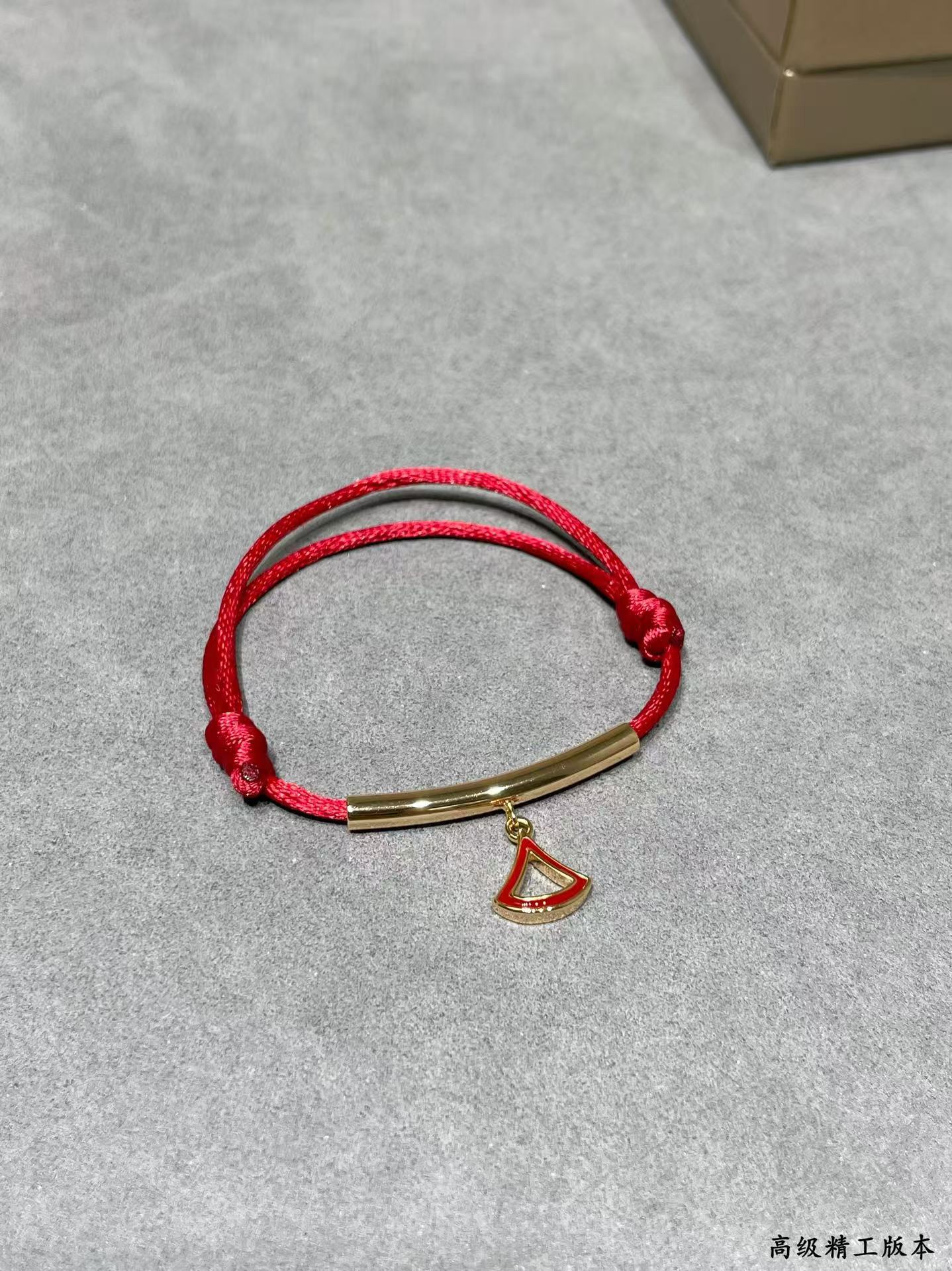 Replica Bvlgari Lucky Red Rope Bracelet