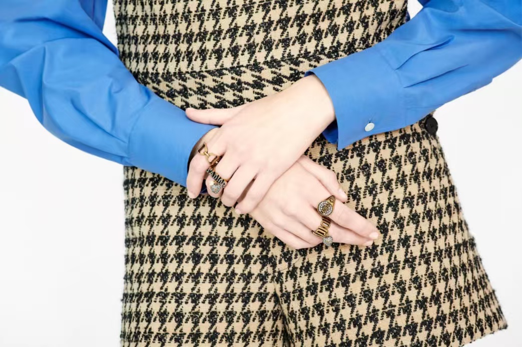 Replica Dior JADIOR Heart Dangle Ring